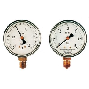 Manometer Anschluß rückseitig