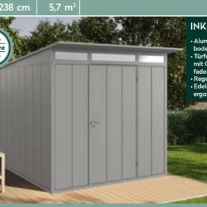 Metallhaus Frey 2424, grau RAL 9007