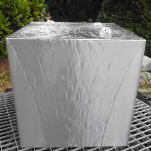 Wasserspiel Cubo,Edelstahl