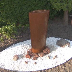 Wasserspiel Noblese ( Ellipse ) Corten-Stahl