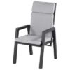 +++Ancona Dining Chair inkl. Kissen,light grey olefin+++