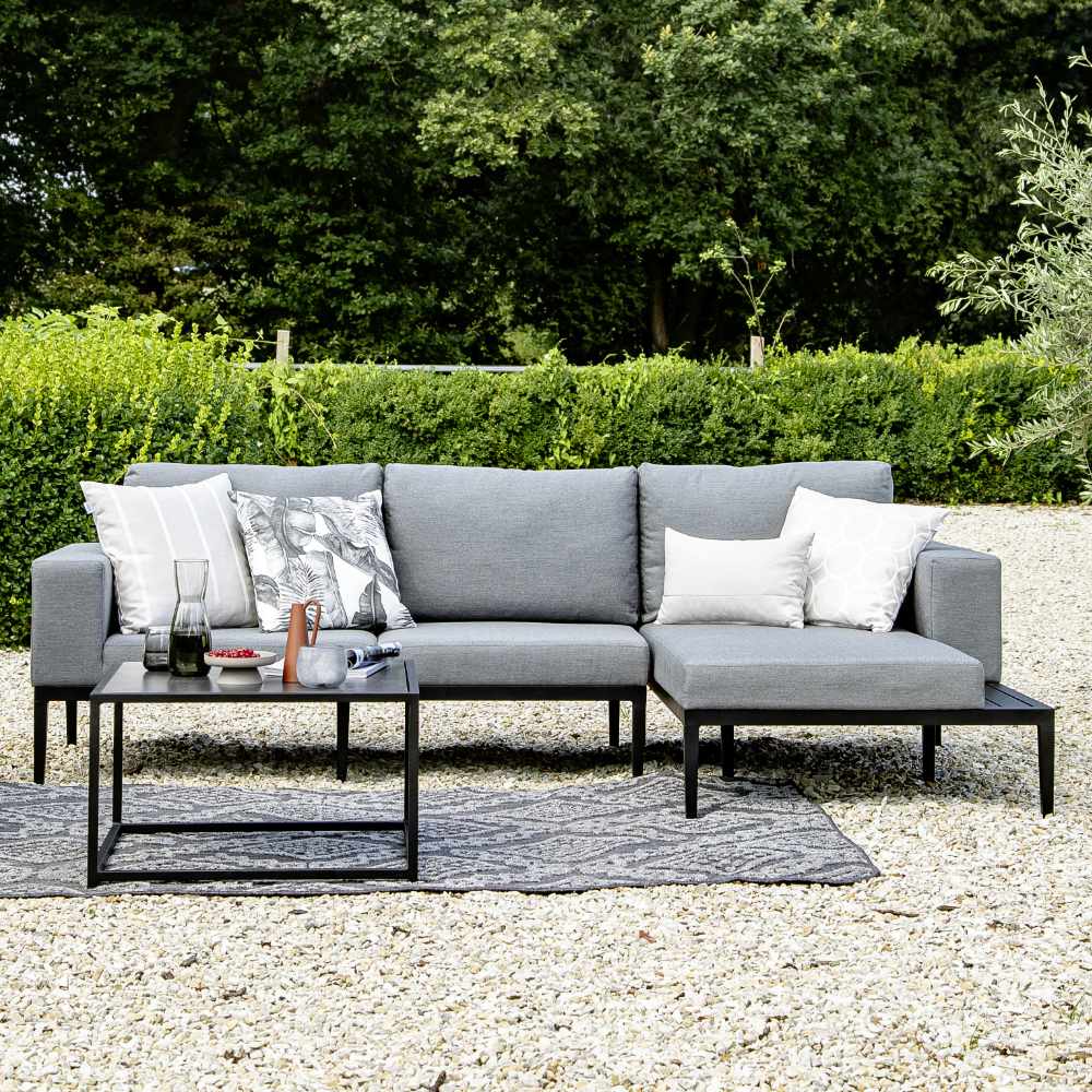 swk Curacao Lounge Set Sunbrella Stoff und Aluminium Ablageflache Pumpen Holzum GmbH