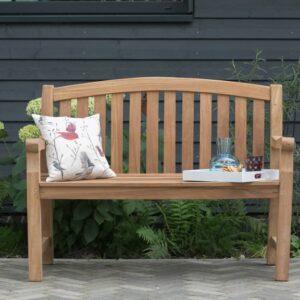 Woodie Bank 120cm Basic- Teak