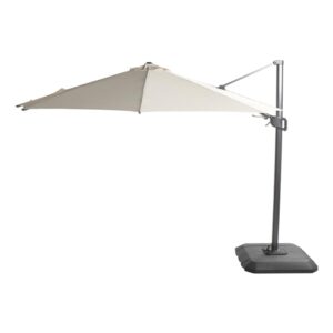 Ampelschirm Shadowflex Deluxe 350 cm natur Alu-Gestell anthrazit