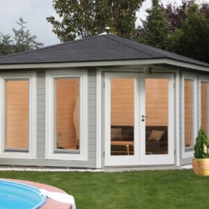 5-eck Blockhaus Kira 3636