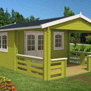 Blockhaus Montana mit Terrasse
