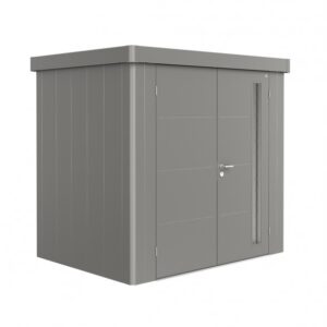 Metall-Gerätehaus Neo, quarzgrau-metallic