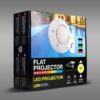 LED Flachscheinwerfer aus ABS, Licht: RGB, 16 Watt, inkl. Fernbedienung, 600 Lumen