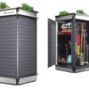 Gartenschrank Teras, anthrazit grau