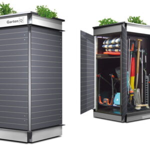 Gartenschrank Teras, anthrazit grau