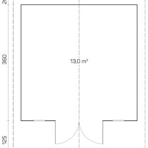 Alternative view of Muster-Blockhaus CAMILLA B