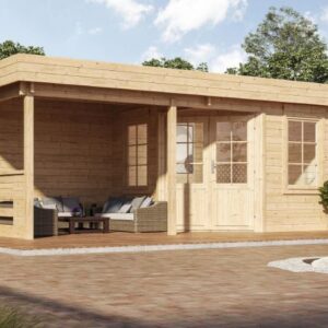 Blockhaus Gleda 5628 ohne Boden