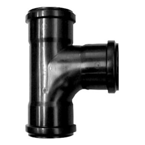 PP T-Stück 90° schwarz